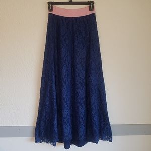 Lularoe Lucy lace maxi skirt